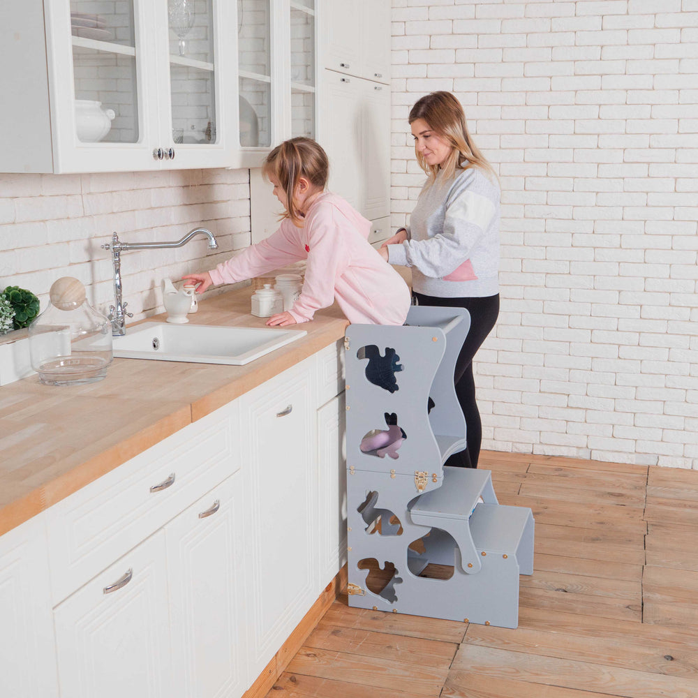 Kids Convertible Kitchen Tower