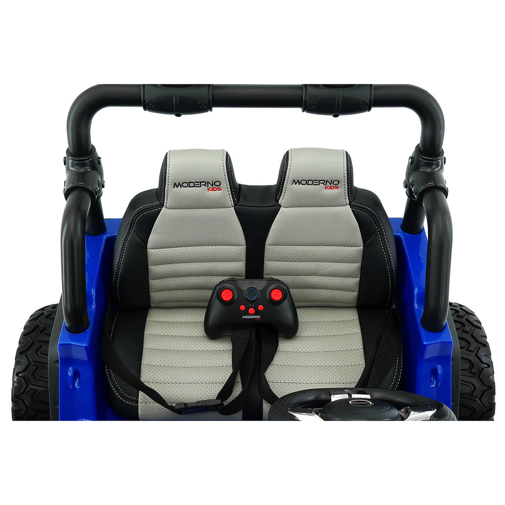 Moderno Kids Trail Explorer 12V Kids Ride-On Car Truck with R/C Parental Remote + Spare Battery | Blue