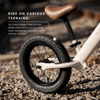 Moderno Kids Tiny Land Kids Balance Bike | Milky White