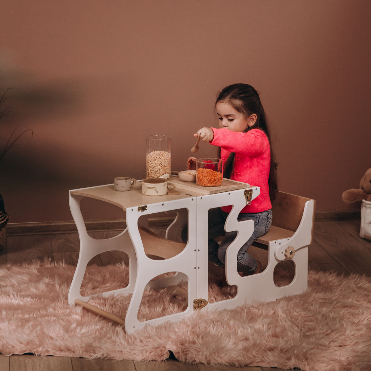 Kids Convertible Kitchen Tower