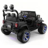 Moderno Kids Trail Explorer 24V Kids Ride-On Car Truck with R/C Parental Remote | Black