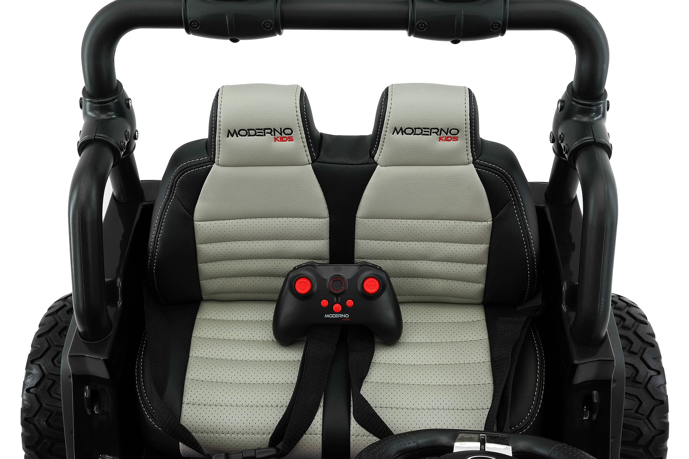 Moderno Kids Trail Explorer 24V Kids Ride-On Car Truck with R/C Parental Remote | Gray