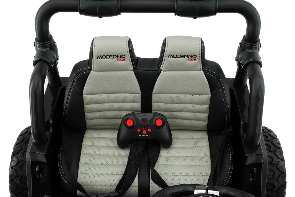 Moderno Kids Trail Explorer 24V Kids Ride-On Car Truck with R/C Parental Remote | Gray