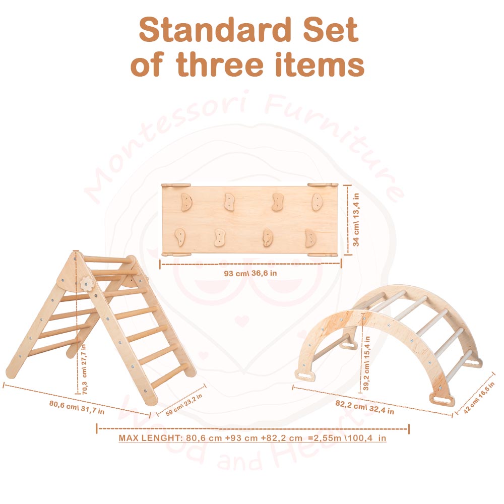 Kids Montessori Climbing Set of 3