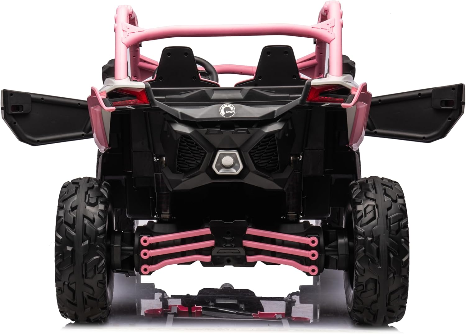 Moderno Kids Can-Am Maverick Custom Edition 24V Kids Ride-On UTV Buggy Car | Rose Pink