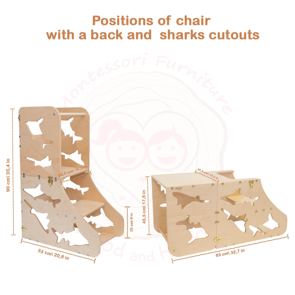 Kids Convertible Kitchen Tower