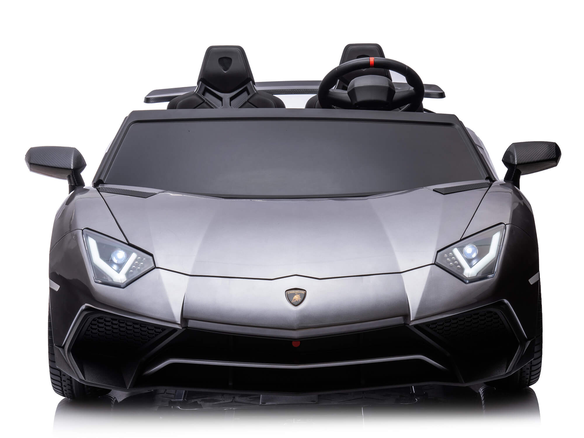 Moderno Kids Lamborghini Aventador XXL 24V Big Kids Ride-On Car | Gray