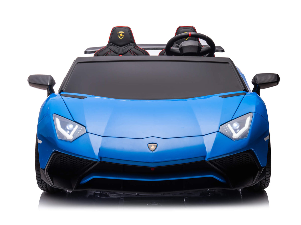 Moderno Kids Lamborghini Aventador XXL 24V Big Kids Ride-On Car | Blue