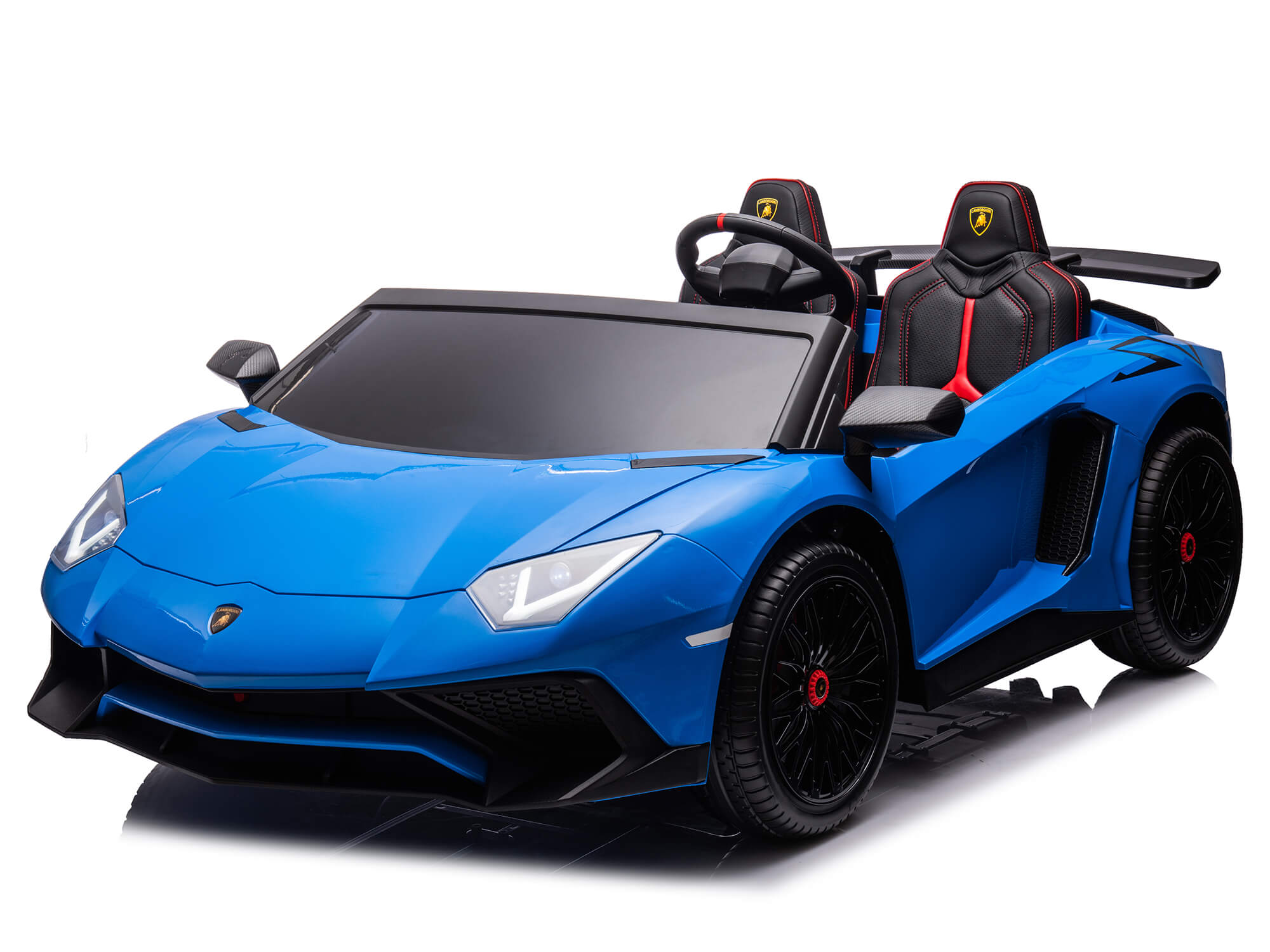 Moderno Kids Lamborghini Aventador XXL 24V Big Kids Ride-On Car | Blue