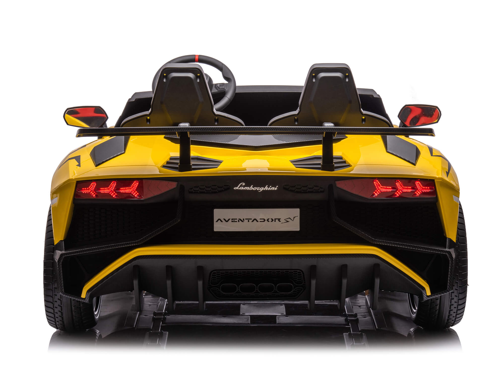 Moderno Kids Lamborghini Aventador XXL 24V Big Kids Ride-On Car | Yellow