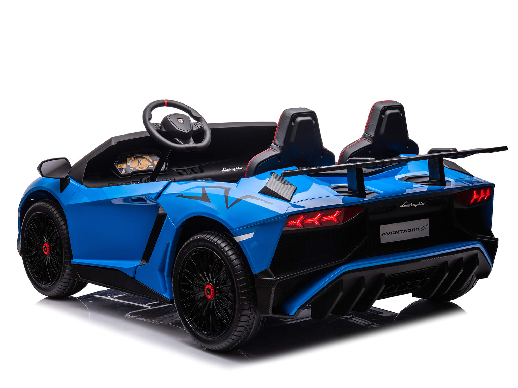 Moderno Kids Lamborghini Aventador XXL 24V Big Kids Ride-On Car | Blue