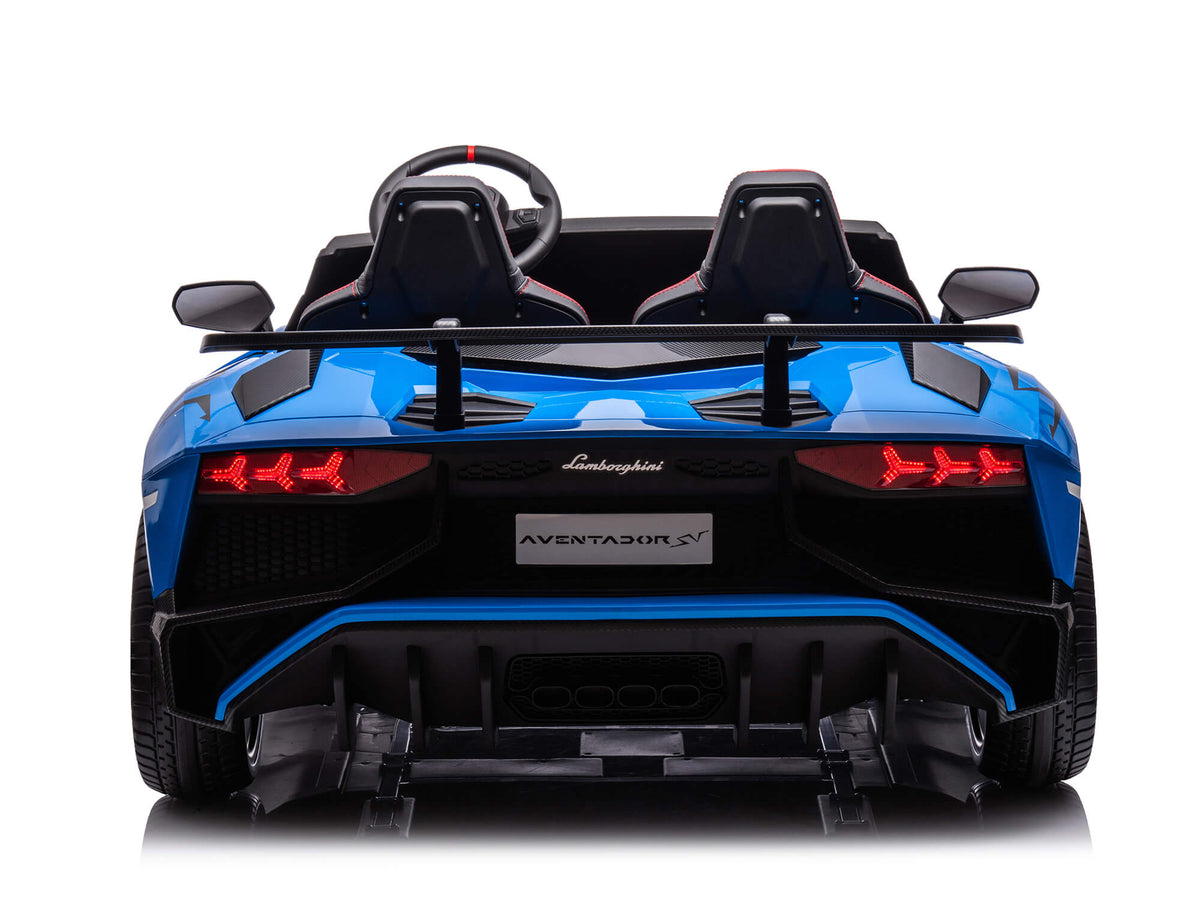 Moderno Kids Lamborghini Aventador XXL 24V Big Kids Ride-On Car | Blue