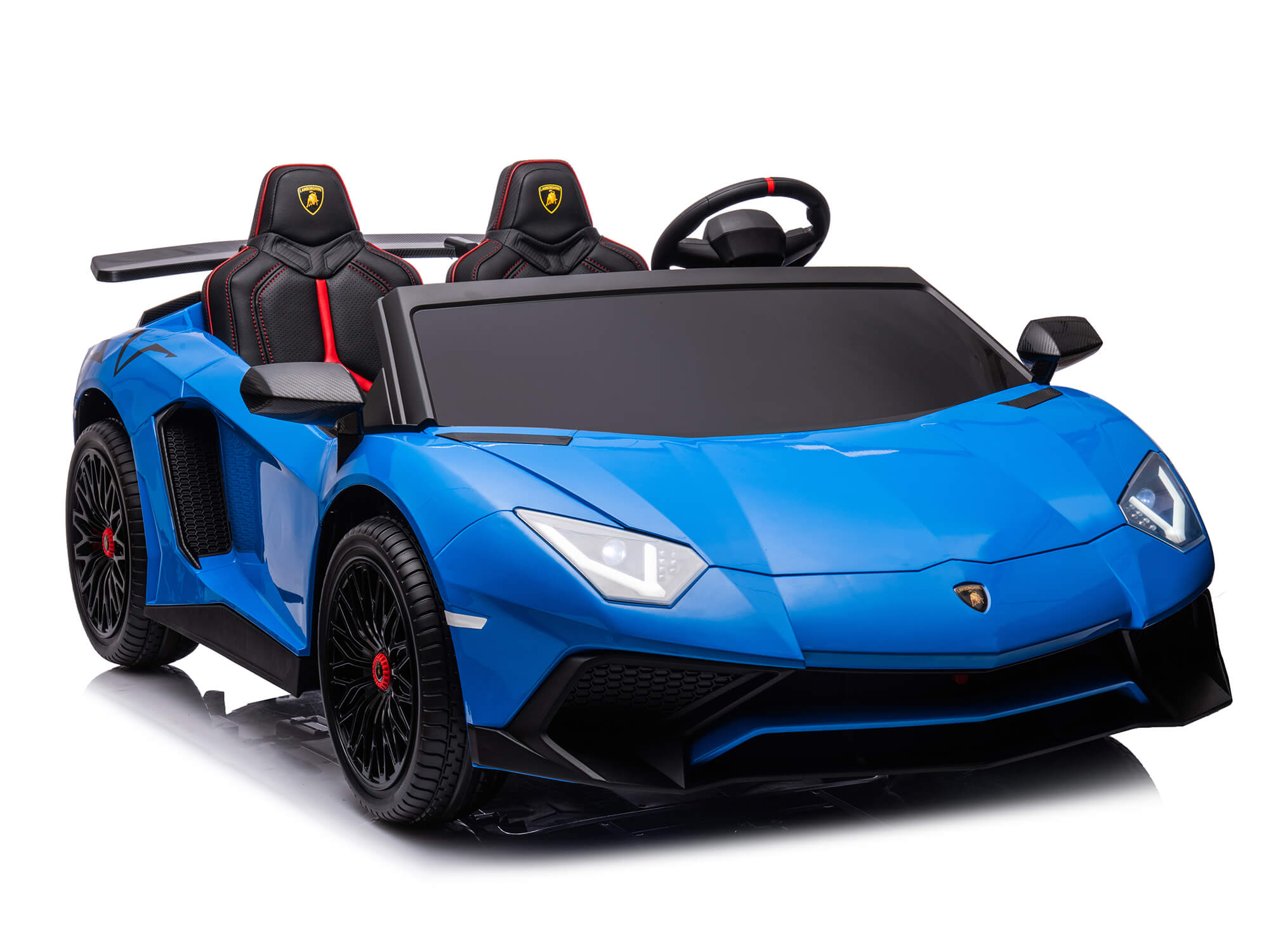 Moderno Kids Lamborghini Aventador XXL 24V Big Kids Ride-On Car | Blue