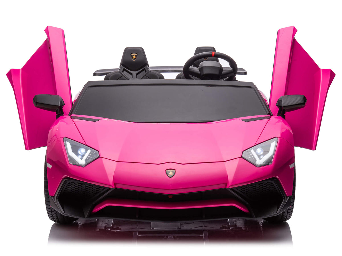 Moderno Kids Lamborghini Aventador XXL 24V Big Kids Ride-On Car | Pink