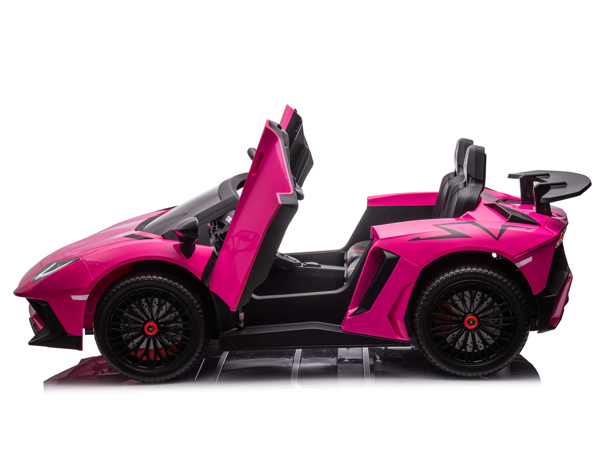 Moderno Kids Lamborghini Aventador XXL 24V Big Kids Ride-On Car | Pink