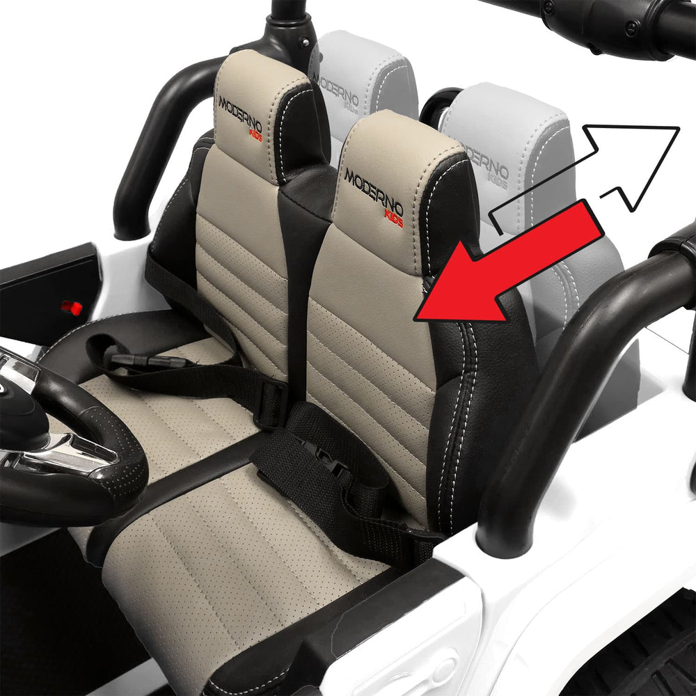 Moderno Kids Trail Explorer 24V Kids Ride-On Car Truck with R/C Parental Remote | Spider Black