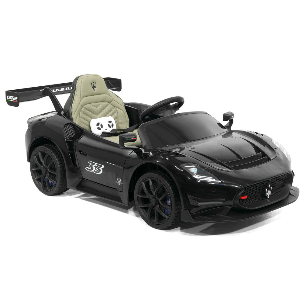 Moderno Kids Maserati GT2 24V Kids Ride-On Car with R/C Parental Remote | Black