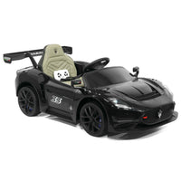 Moderno Kids Maserati GT2 24V Kids Ride-On Car with R/C Parental Remote | Black