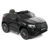 Moderno Kids Mercedes AMG GLC 63S 12V 4WD Kids Ride-On Car with R/C Parental Remote | Black