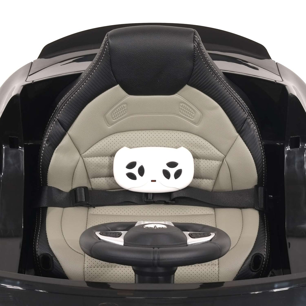 Moderno Kids Mercedes AMG GLC 63S 12V 4WD Kids Ride-On Car with R/C Parental Remote | Black