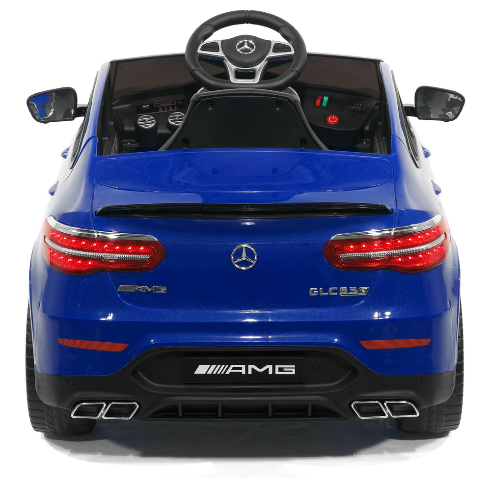 Moderno Kids Mercedes AMG GLC 63S 12V 4WD Kids Ride-On Car with R/C Parental Remote | Blue