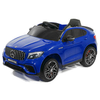 Moderno Kids Mercedes AMG GLC 63S 12V 4WD Kids Ride-On Car with R/C Parental Remote | Blue