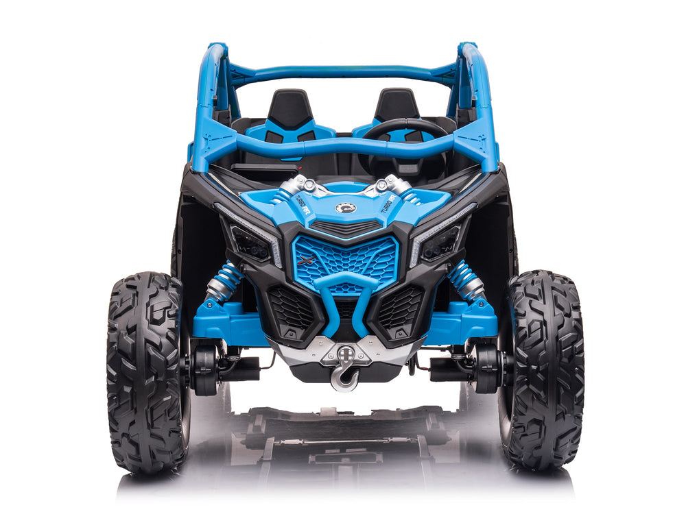 Moderno Kids Can-Am Maverick Custom Edition 24V Kids Ride-On UTV Buggy Car | Blue