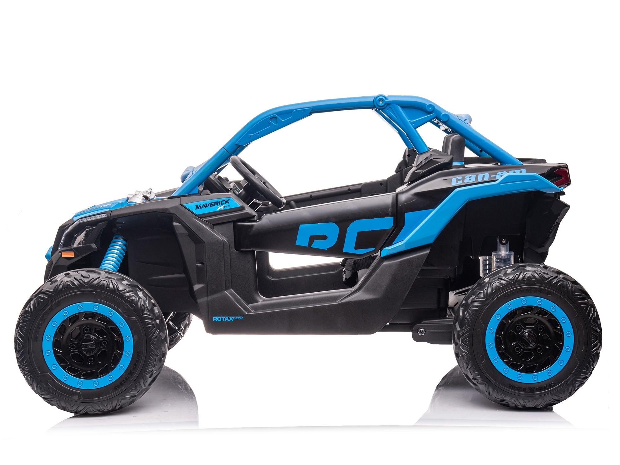 Moderno Kids Can-Am Maverick Custom Edition 24V Kids Ride-On UTV Buggy Car | Blue