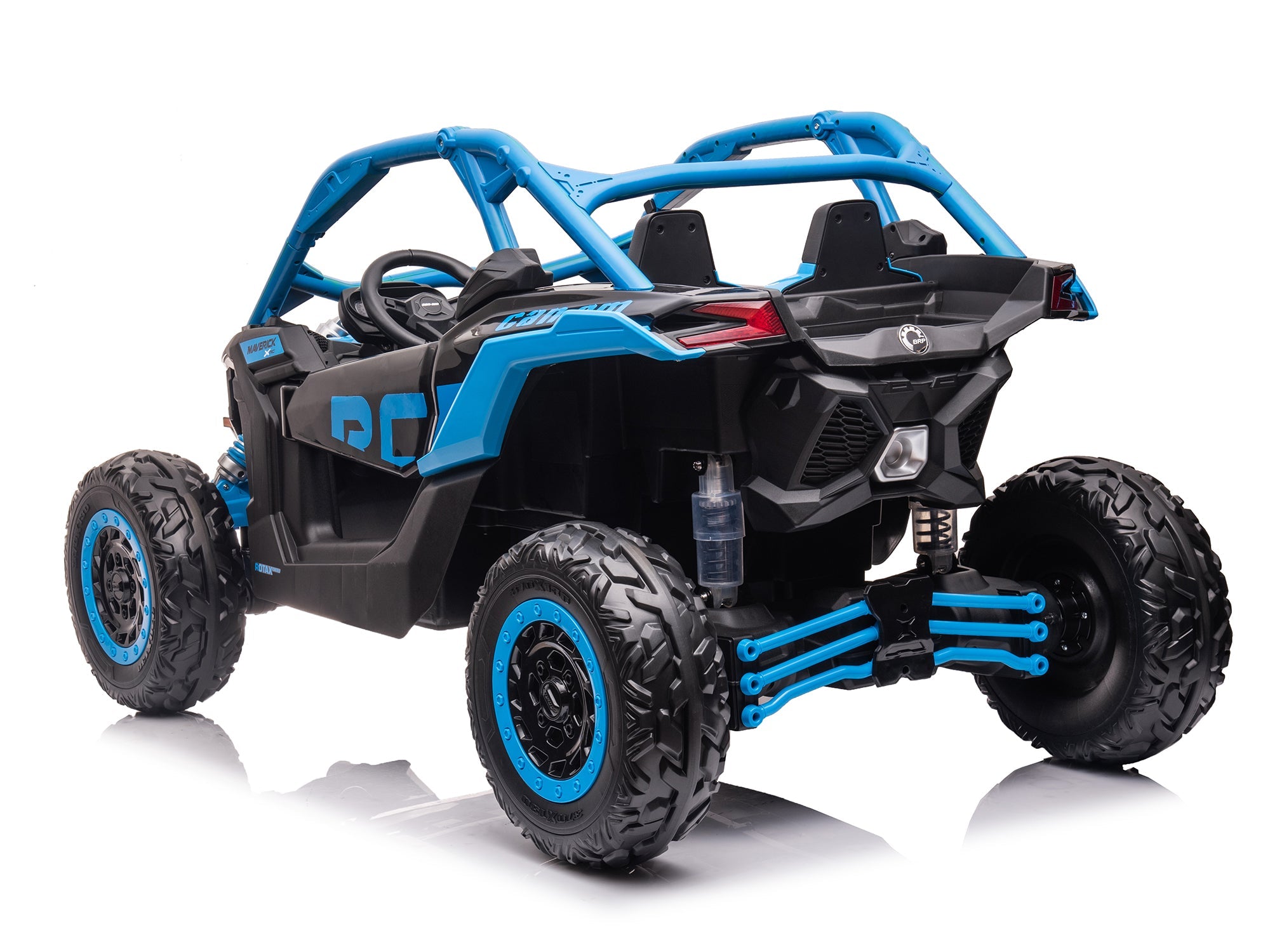Moderno Kids Can-Am Maverick Custom Edition 24V Kids Ride-On UTV Buggy Car | Blue