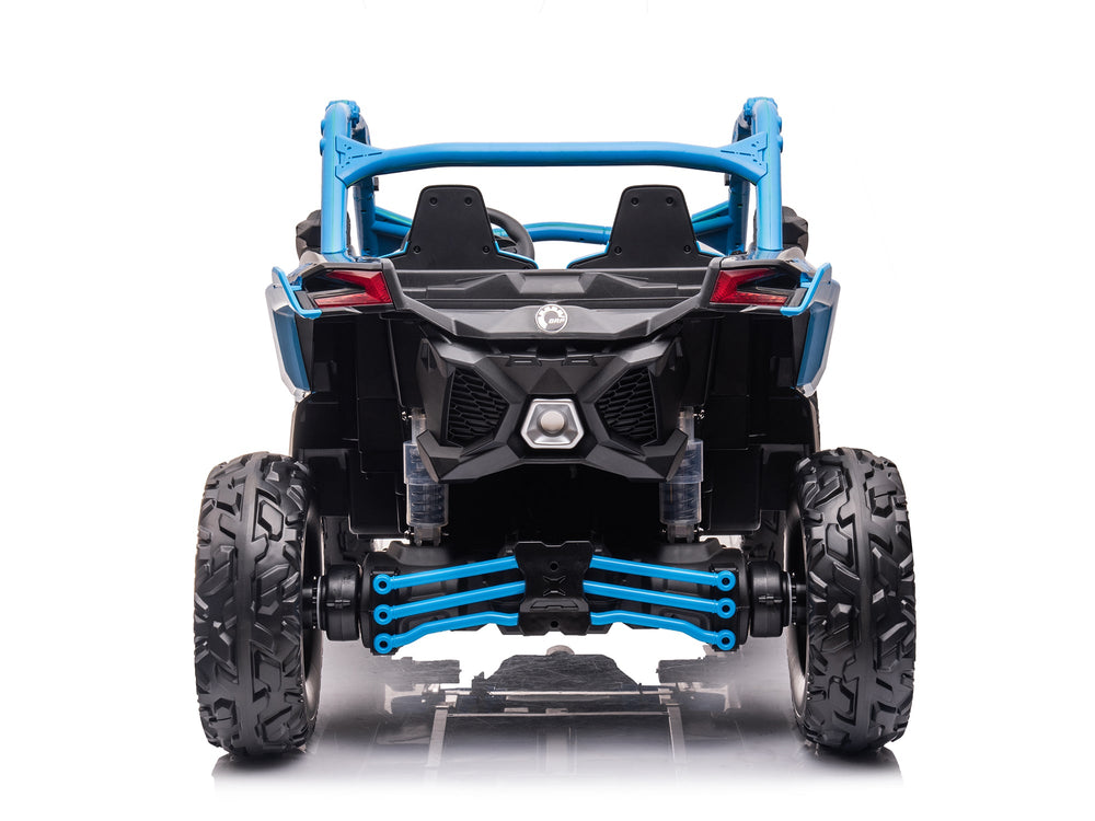 Moderno Kids Can-Am Maverick Custom Edition 24V Kids Ride-On UTV Buggy Car | Blue