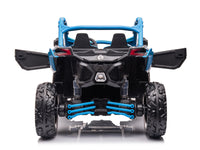 Moderno Kids Can-Am Maverick Custom Edition 24V Kids Ride-On UTV Buggy Car | Blue