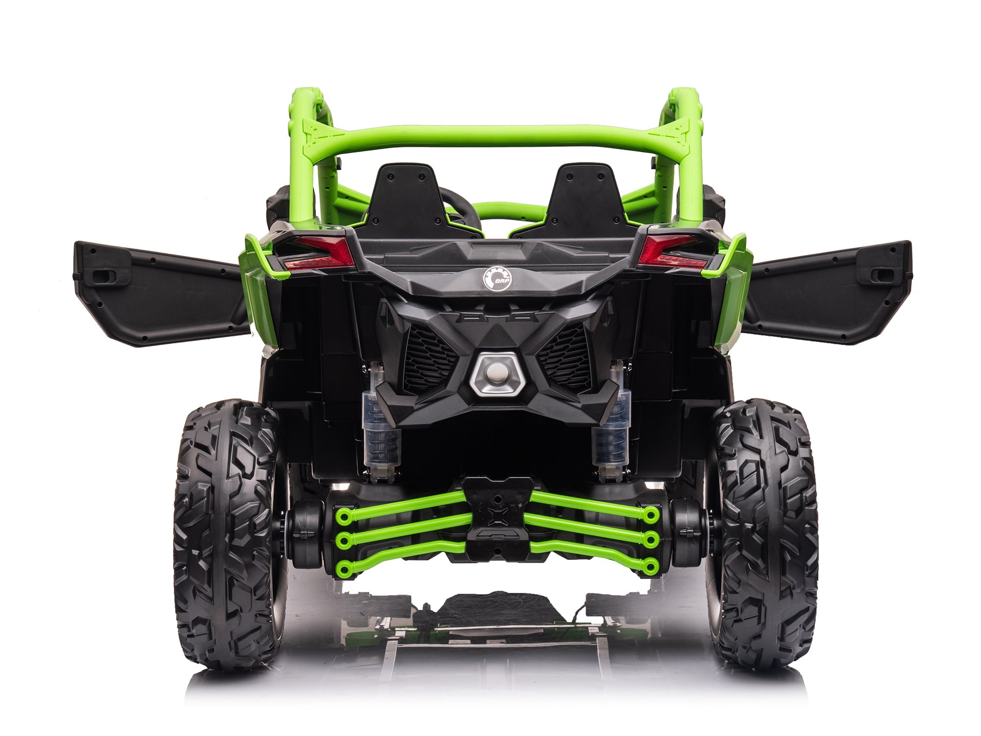 Moderno Kids Can-Am Maverick Custom Edition 24V Kids Ride-On UTV Buggy Car | Green