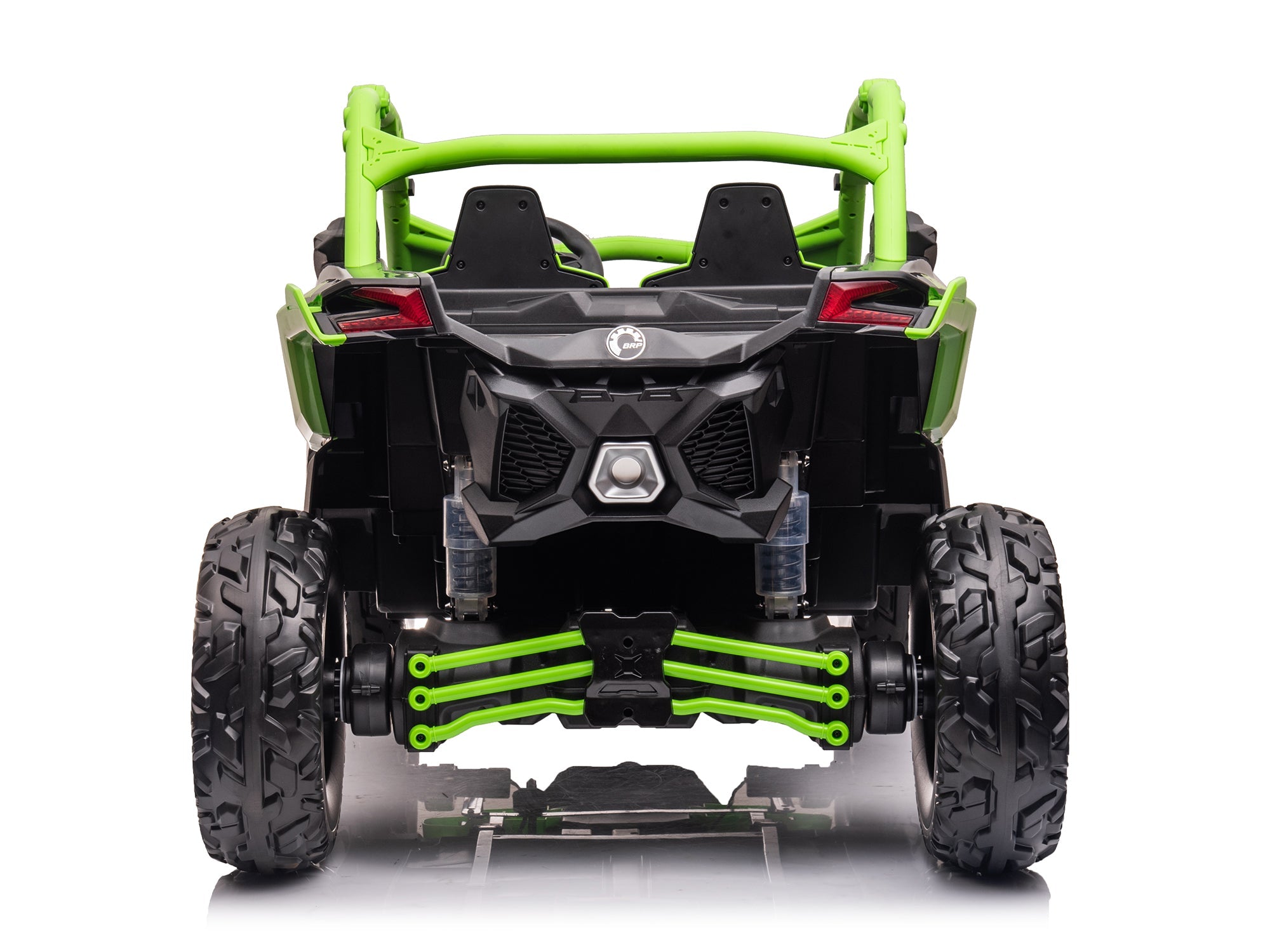 Moderno Kids Can-Am Maverick Custom Edition 24V Kids Ride-On UTV Buggy Car | Green