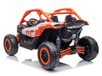 Moderno Kids Can-Am Maverick Custom Edition 24V Kids Ride-On UTV Buggy Car | Orange