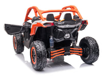 Moderno Kids Can-Am Maverick Custom Edition 24V Kids Ride-On UTV Buggy Car | Orange