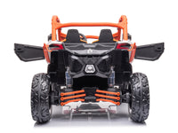 Moderno Kids Can-Am Maverick Custom Edition 24V Kids Ride-On UTV Buggy Car | Orange