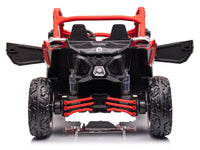 Moderno Kids Can-Am Maverick Custom Edition 24V Kids Ride-On UTV Buggy Car | Red
