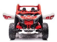 Moderno Kids Can-Am Maverick Custom Edition 24V Kids Ride-On UTV Buggy Car | Red