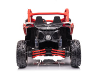 Moderno Kids Can-Am Maverick Custom Edition 24V Kids Ride-On UTV Buggy Car | Red