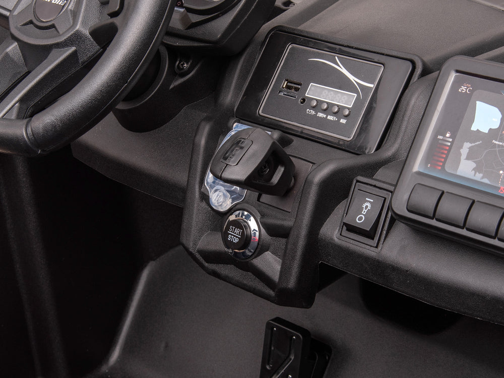 Moderno Kids Can-Am Maverick Custom Edition 24V Kids Ride-On UTV Buggy Car | Orange