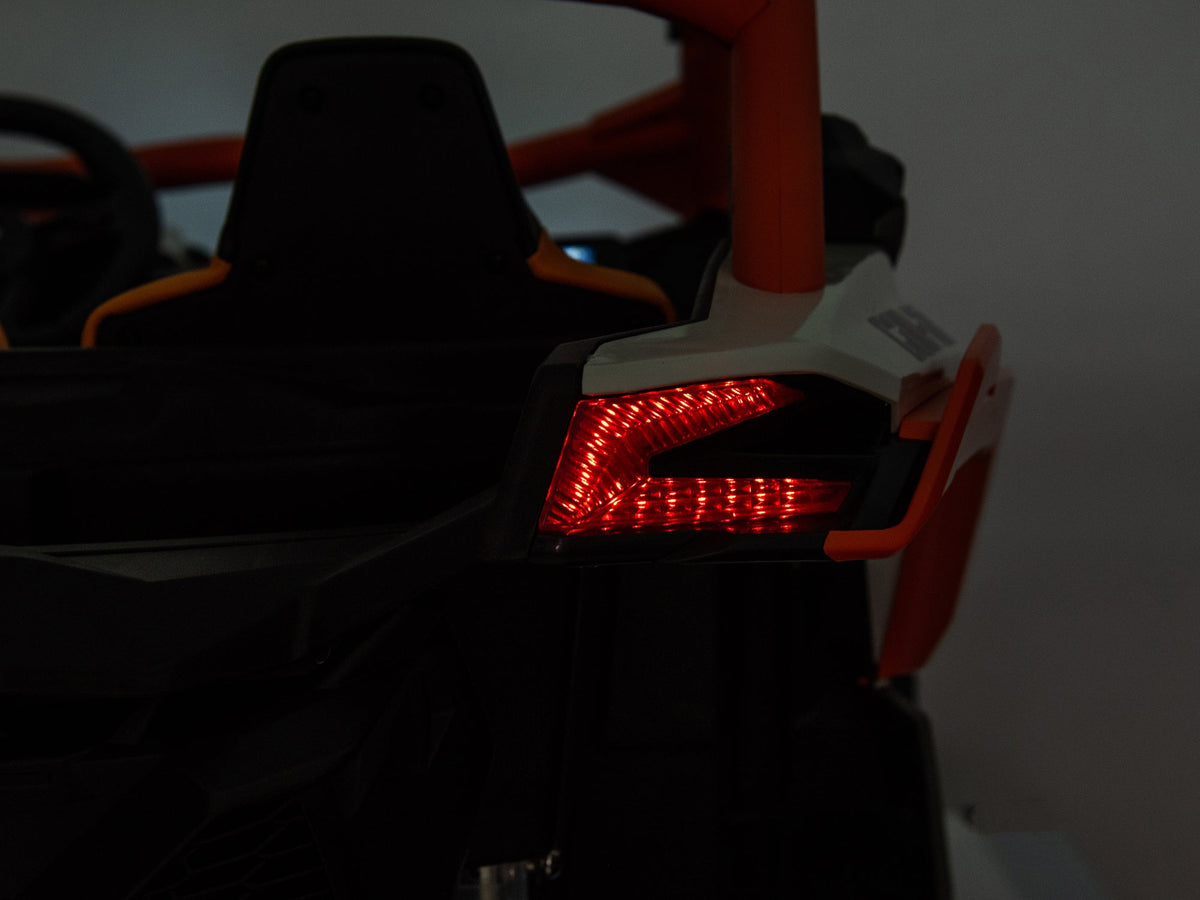 Moderno Kids Can-Am Maverick Custom Edition 24V Kids Ride-On UTV Buggy Car | Red