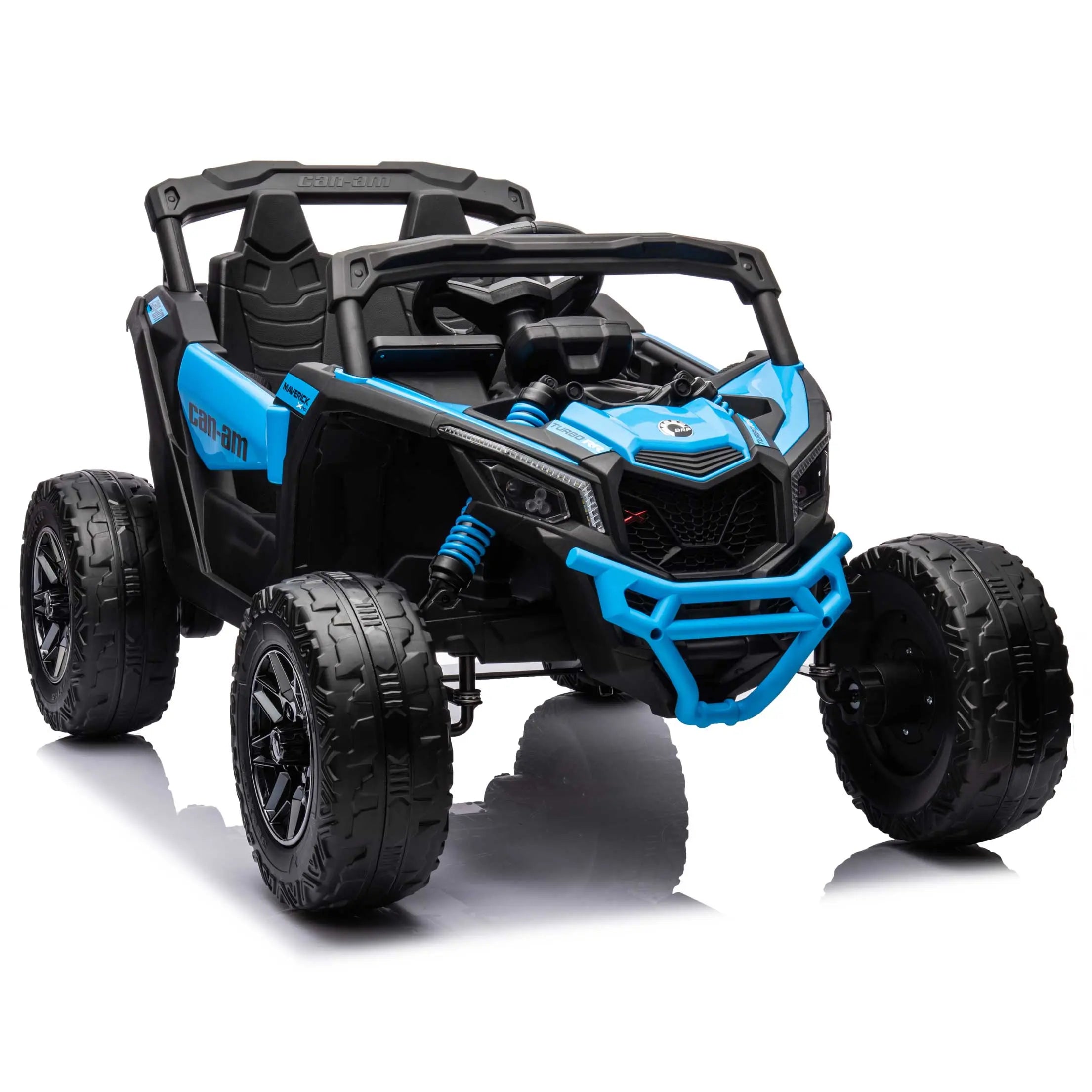 Moderno Kids Can-Am Maverick Custom Edition 24V Kids Ride-On UTV Buggy Car | Blue