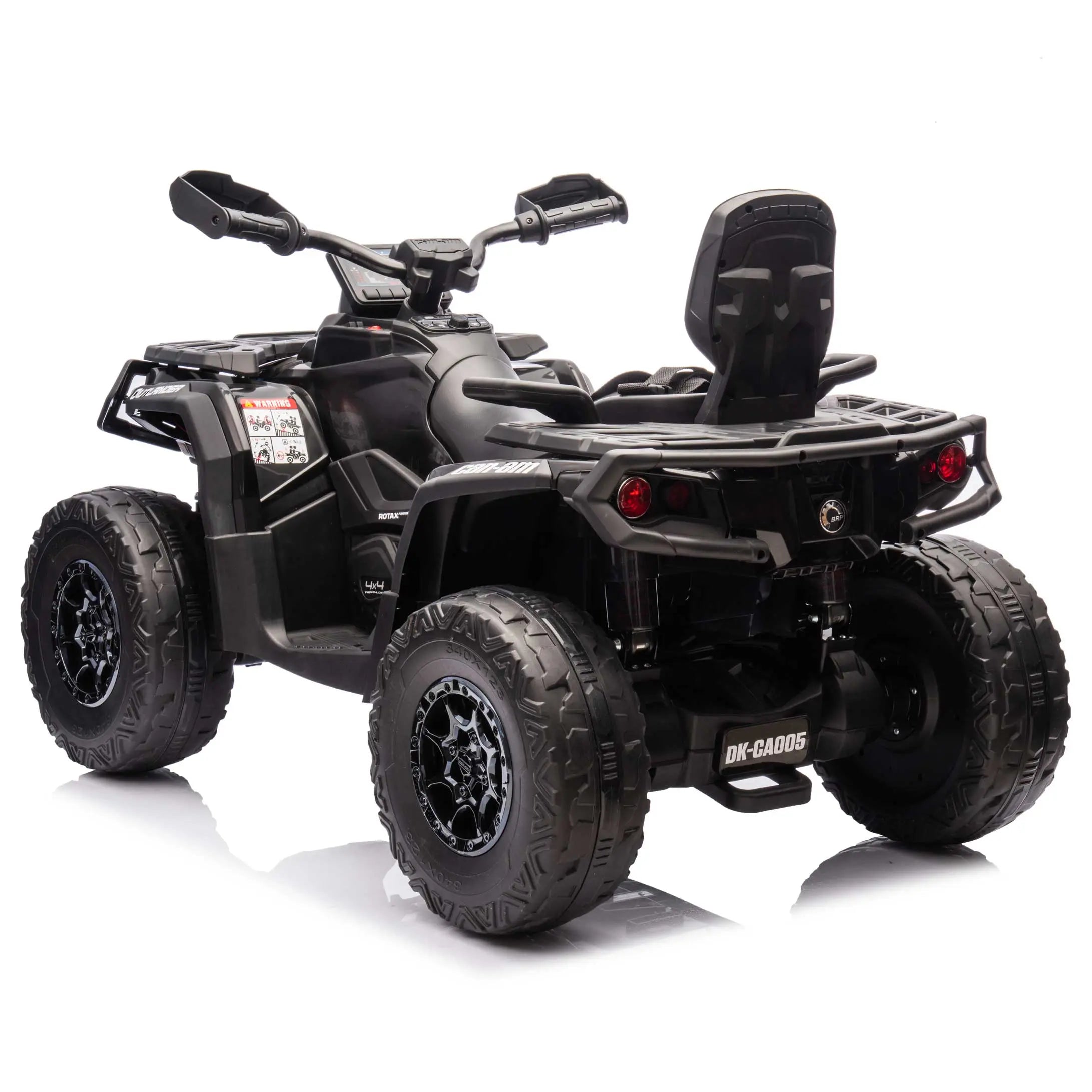 Moderno Kids Can-Am Outlander 24V 4WD Kids Ride-On ATV Quad | Black