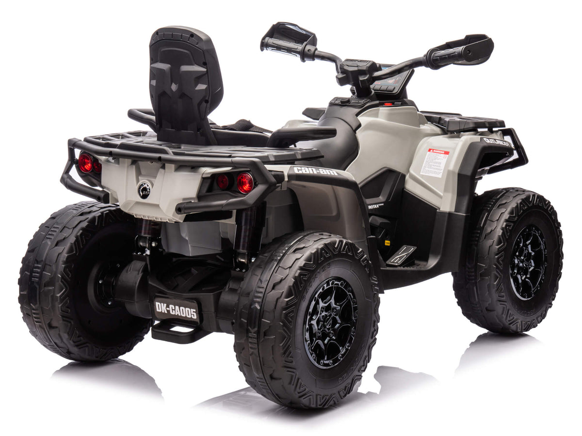 Moderno Kids Can-Am Outlander 24V 4WD Kids Ride-On ATV Quad | Gray BTD