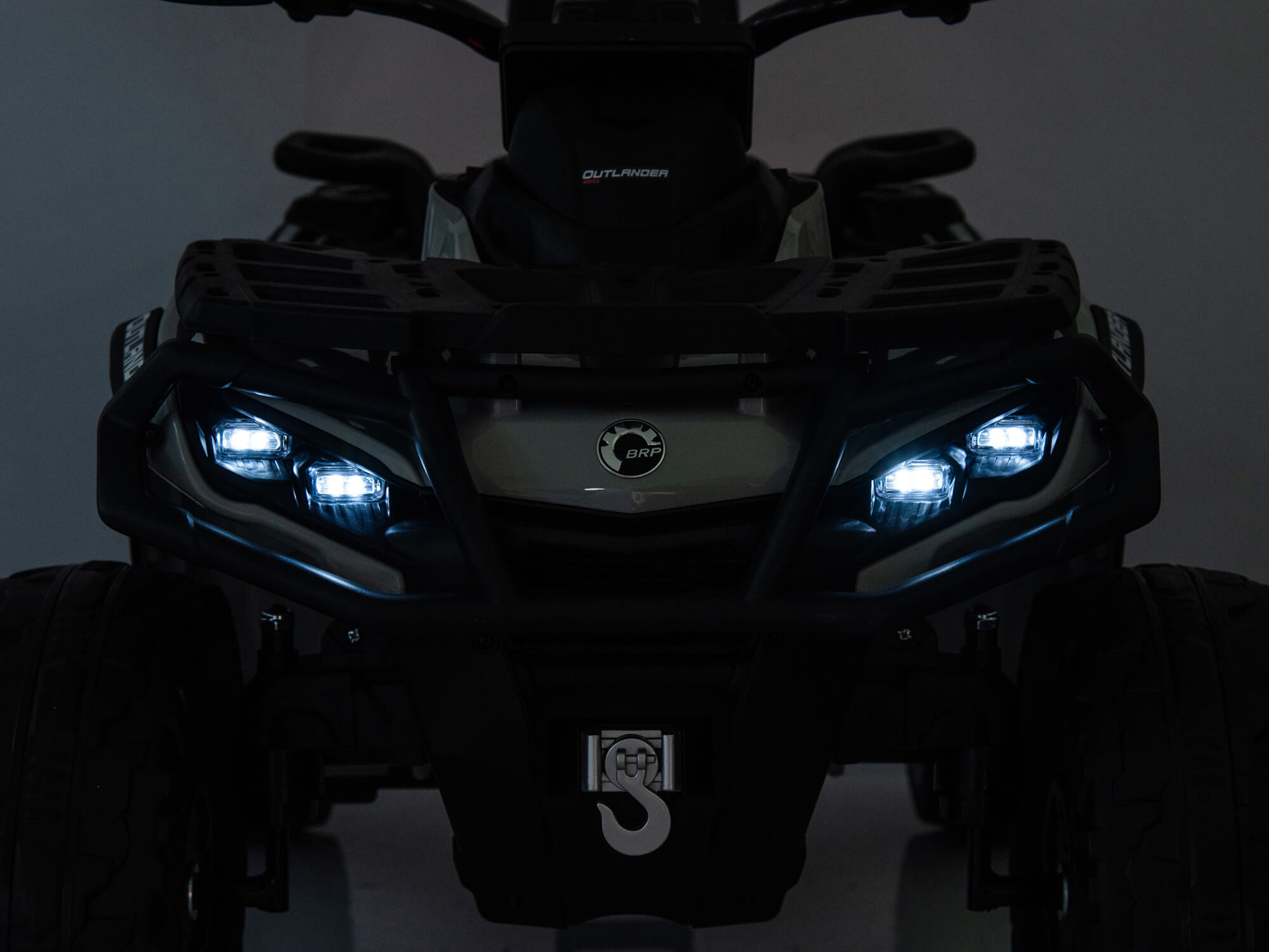 Moderno Kids Can-Am Outlander 24V 4WD Kids Ride-On ATV Quad | Gray