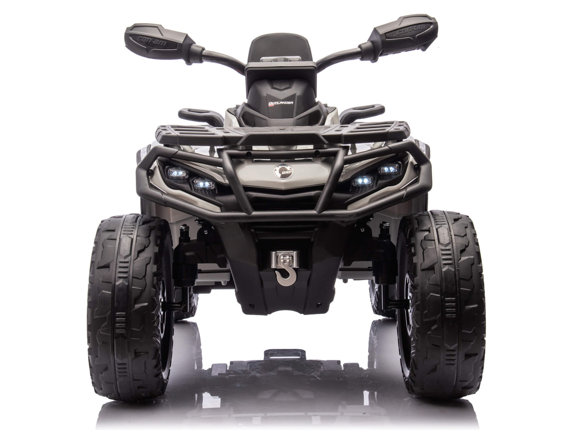 Moderno Kids Can-Am Outlander 24V 4WD Kids Ride-On ATV Quad | Gray
