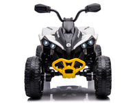 Moderno Kids Can-Am Renegade 24V 4WD Kids Ride-On ATV Quad | White