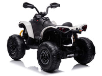 Moderno Kids Can-Am Renegade 24V 4WD Kids Ride-On ATV Quad | White