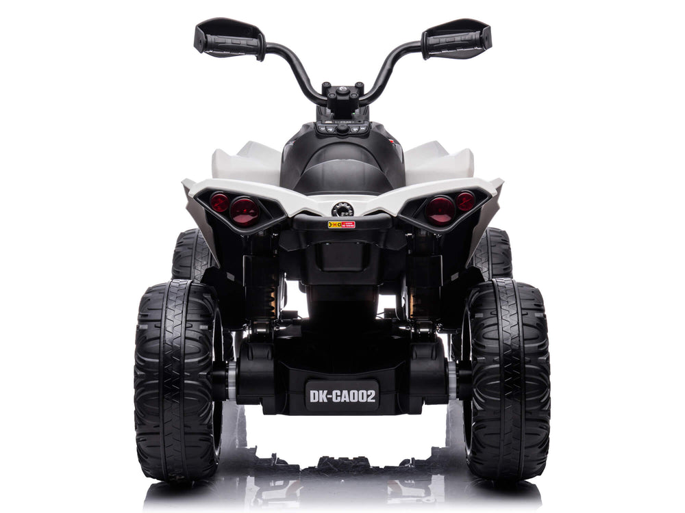 Moderno Kids Can-Am Renegade 24V 4WD Kids Ride-On ATV Quad | White