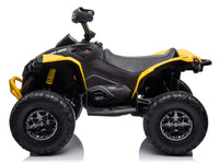 Moderno Kids Can-Am Renegade 24V 4WD Kids Ride-On ATV Quad | Yellow